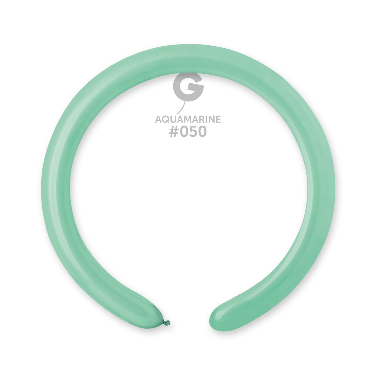 Solid Balloon Aquamarine D4(260)-050 2'' - FestiUSA