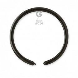 Solid Balloon Black D2 (160)-014 1" - FestiUSA