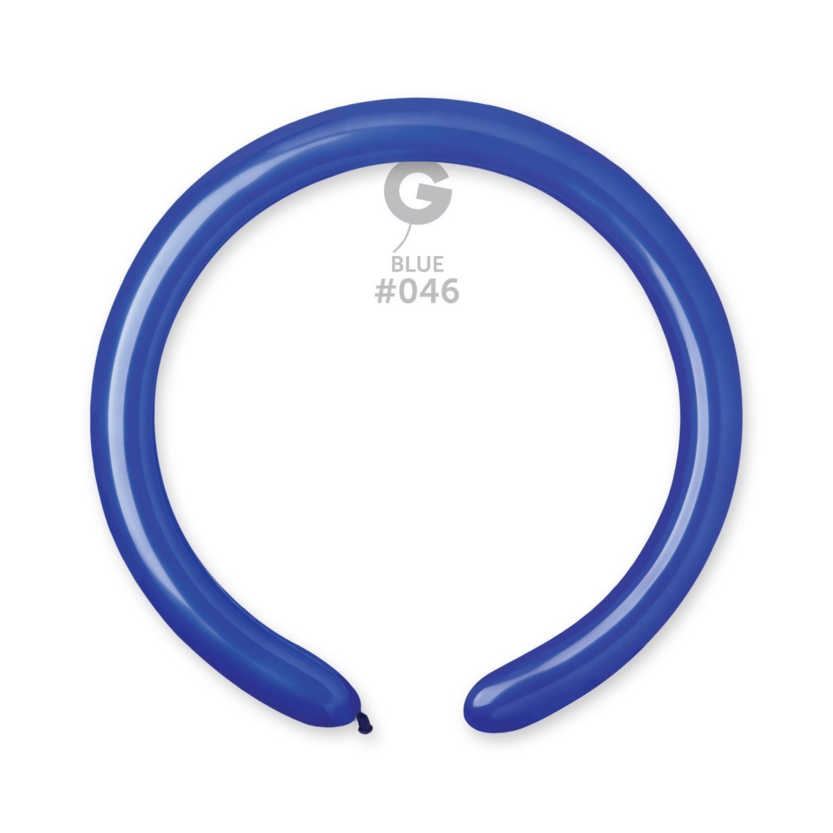 Solid Balloon Blue D4(260)-046 2'' - FestiUSA