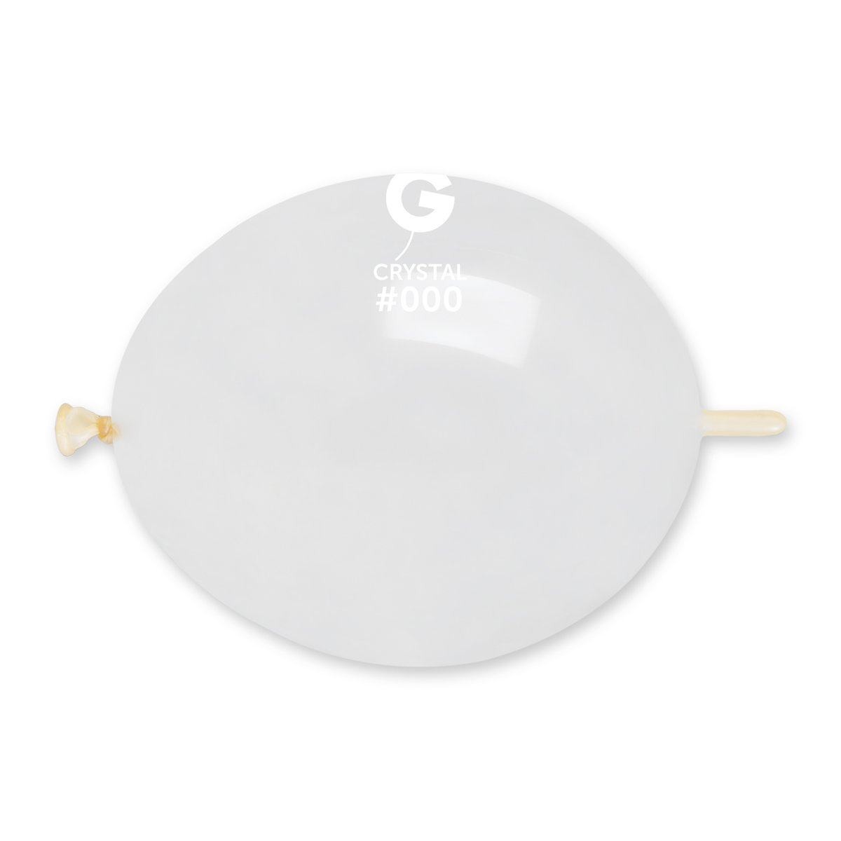Solid Balloon Crystal GL6-000 | 100 balloons per package of 6'' each - FestiUSA