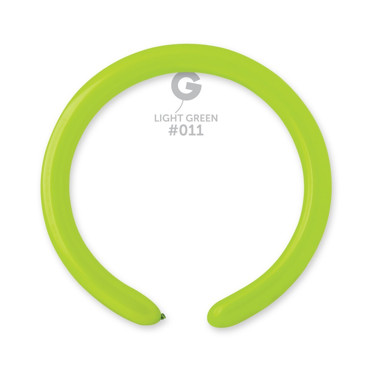 Solid Balloon Light Green D4(260)-011 2'' - FestiUSA