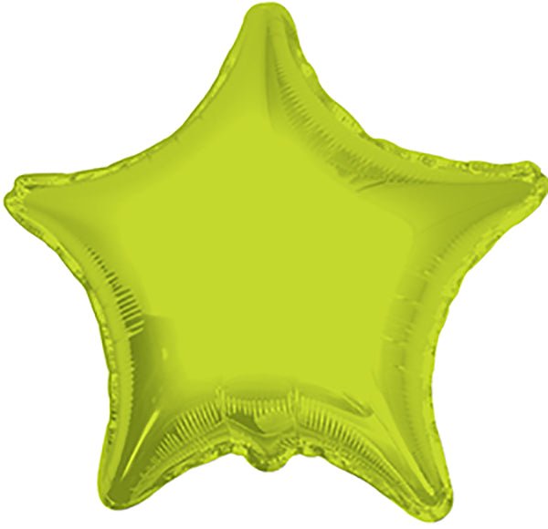 Star Lime Green Shaped 9" Flat 34022-09 - FestiUSA