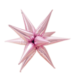Starburst Light Pink 3D Foil Balloon - 40" in. - FestiUSA