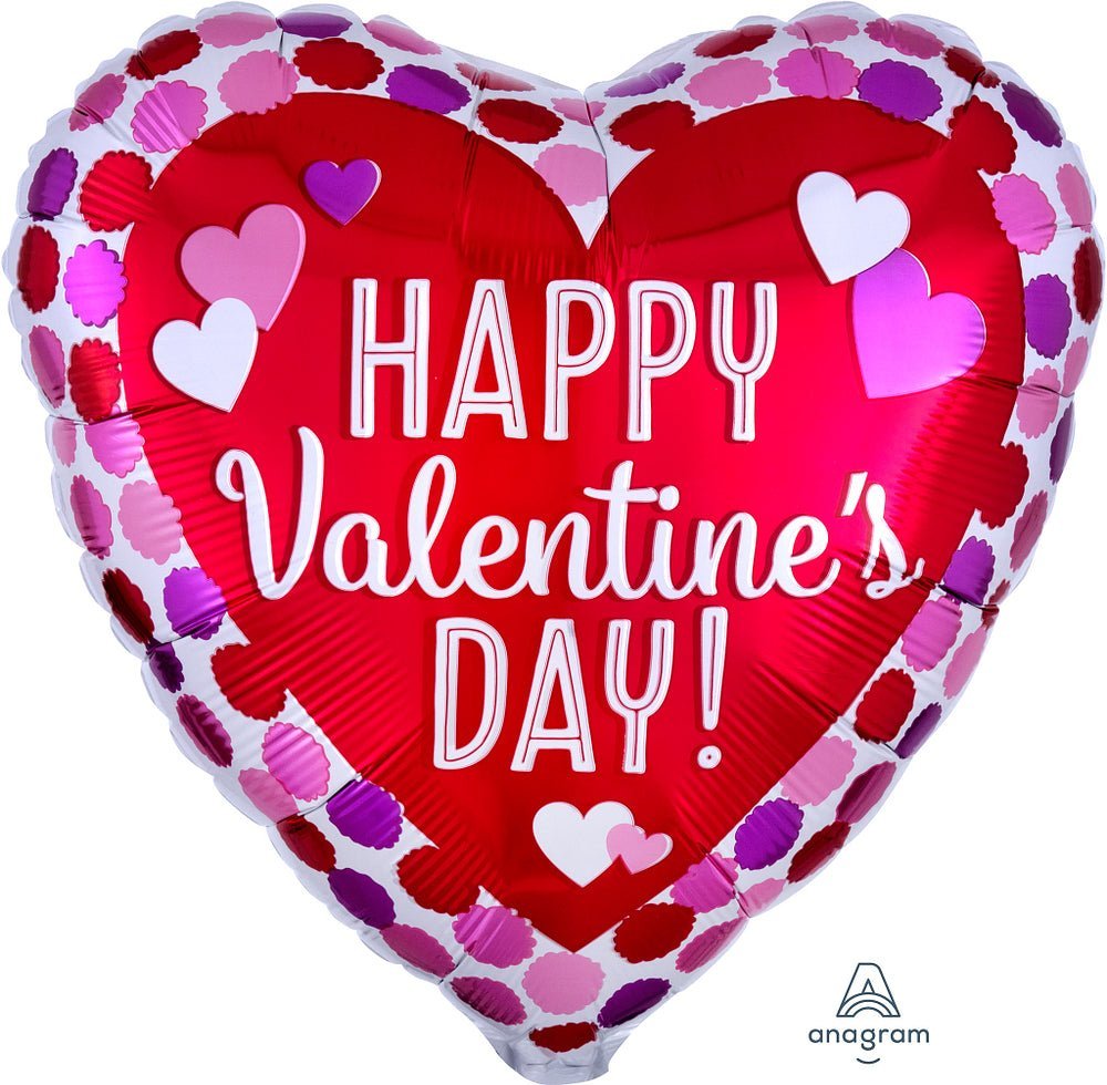 Valentine Pom Poms 17" - (Flat). 3874702 - FestiUSA