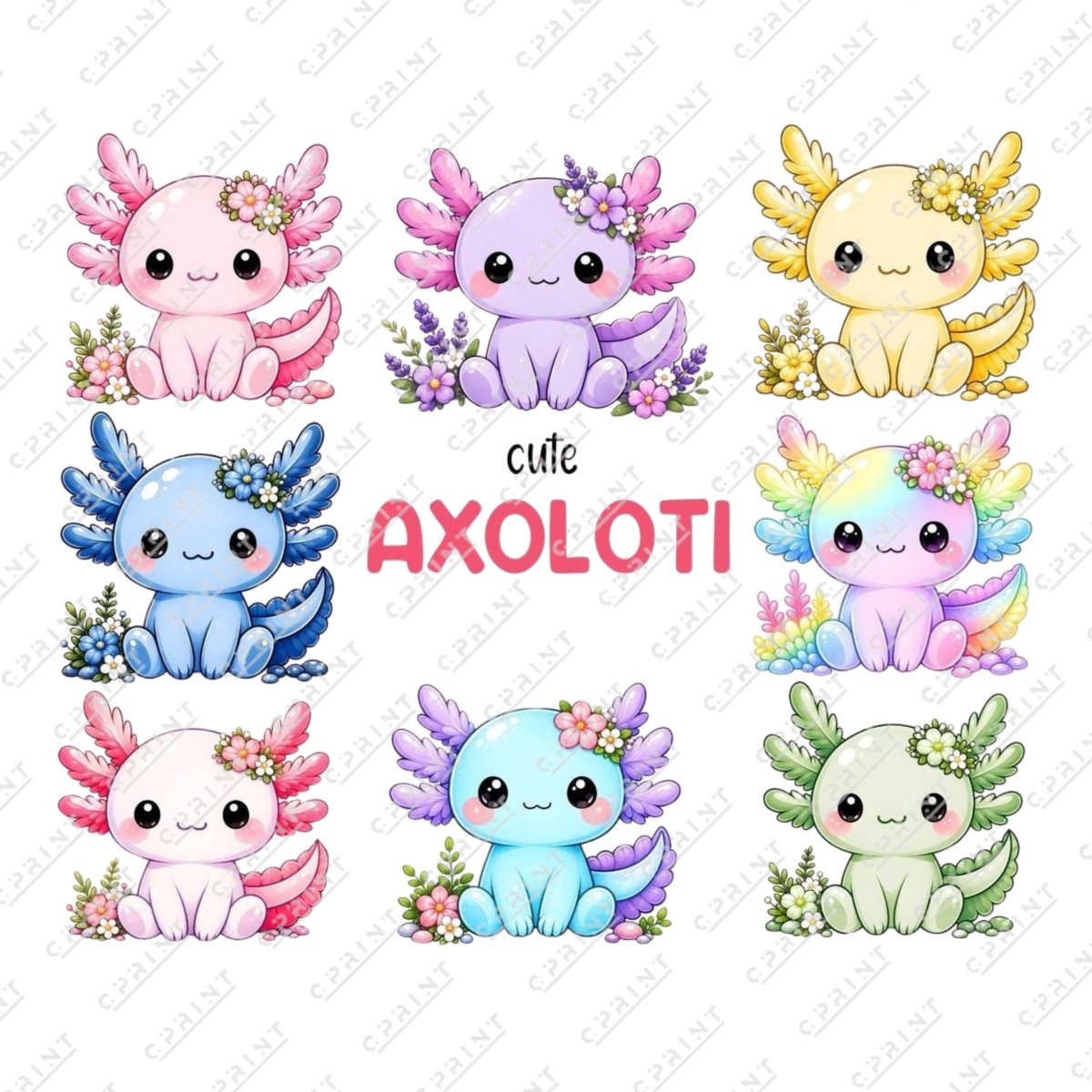 Axolotl Friends - FestiUSA