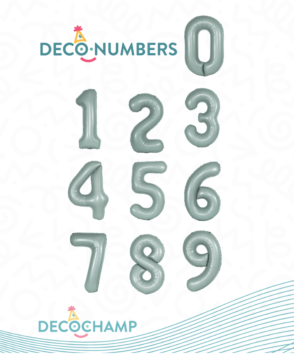 Decochamp Numbers Eucalyptus - FestiUSA