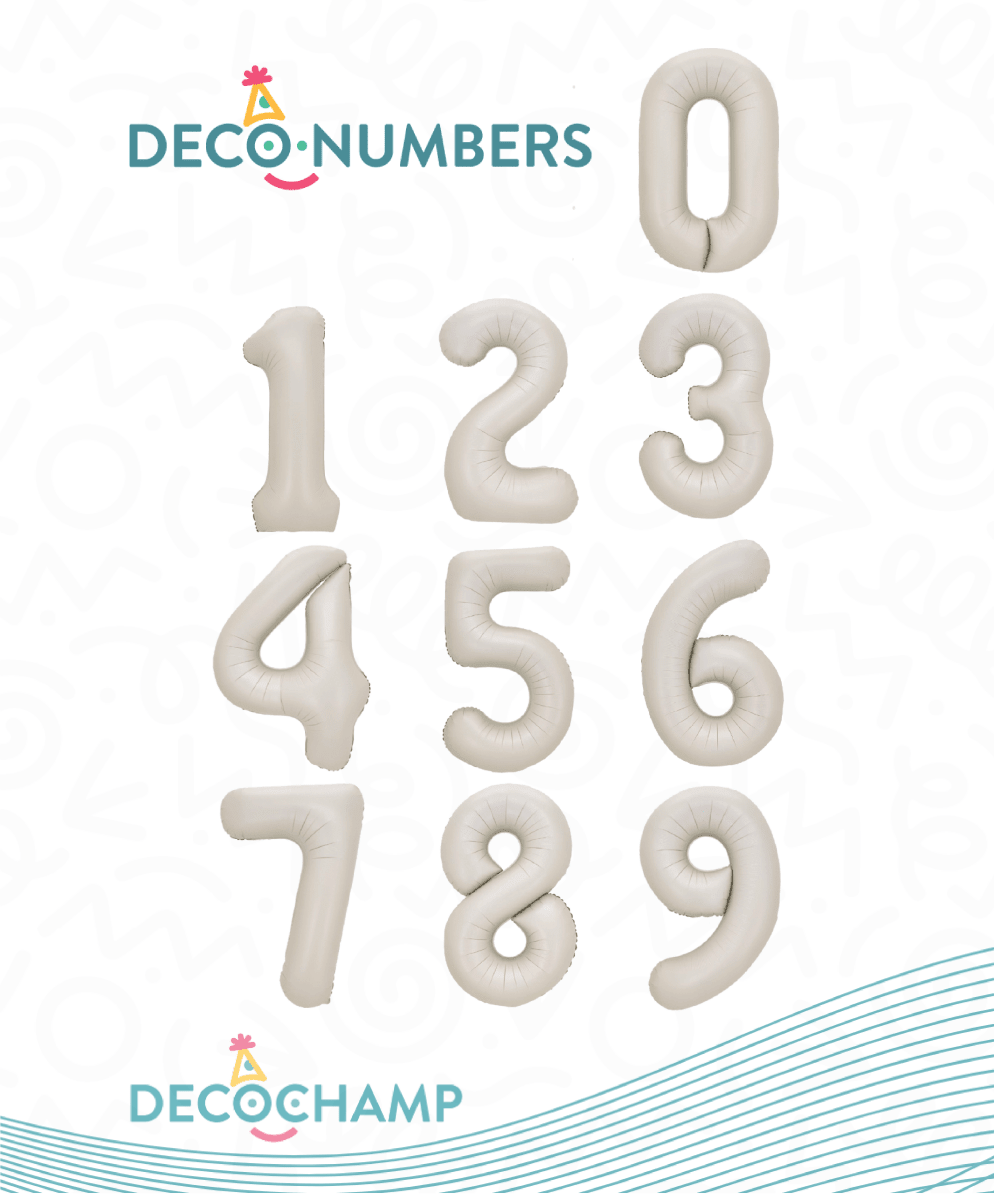 Decochamp Numbers Latte - FestiUSA