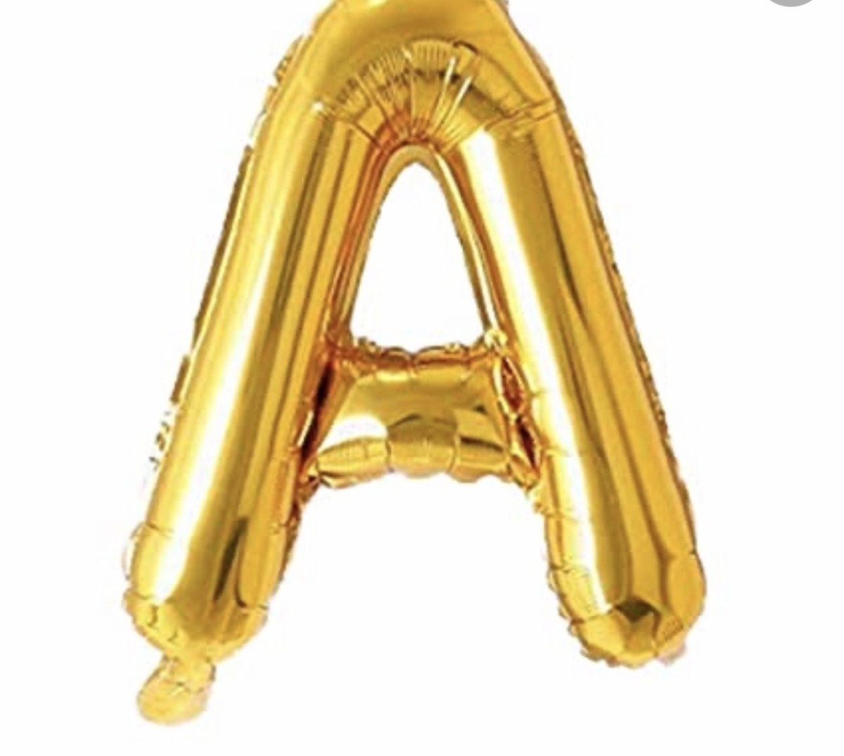 Letter A to Z Gold Foil balloon - 16” in and 34” in - FestiUSA