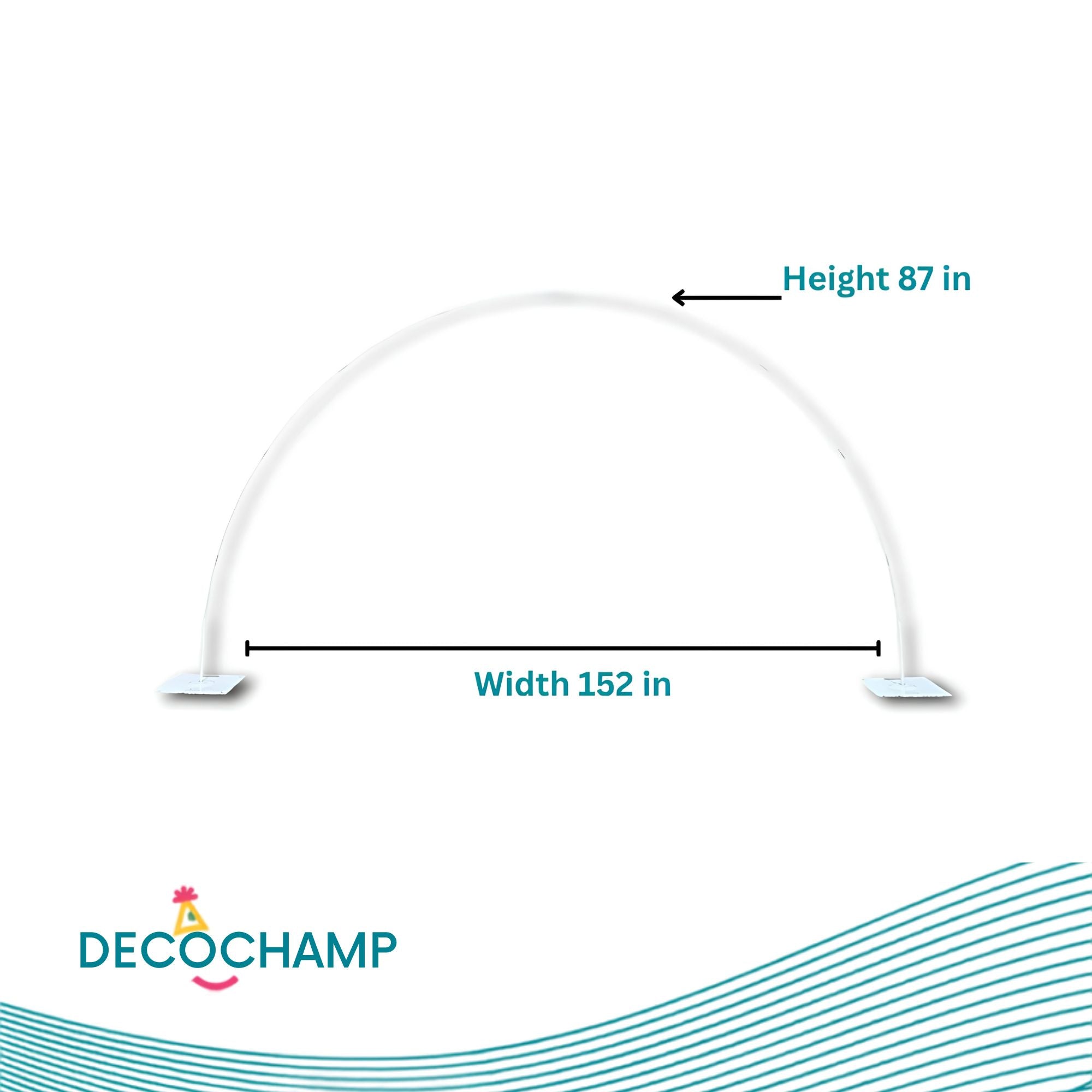 Deco Arch Connector for 12IN Decobase
