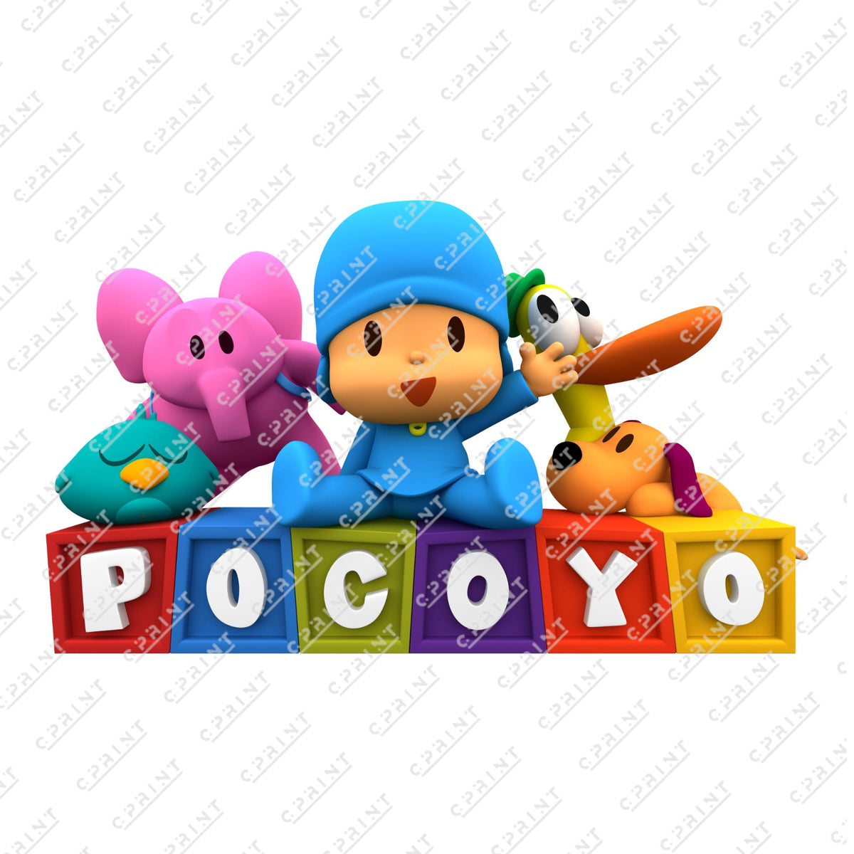 Pocoyo & Friends Character Cutouts