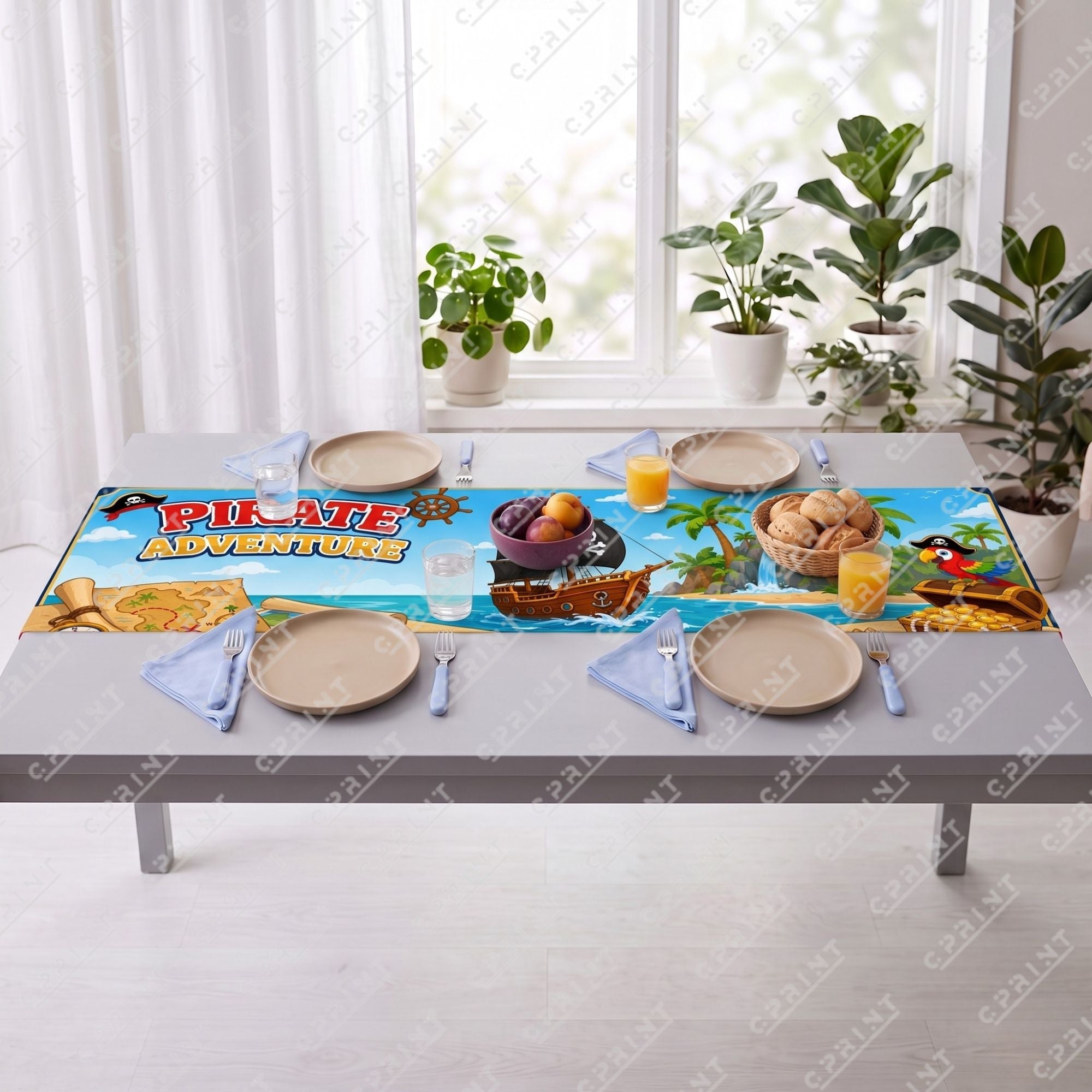 Pirate Adventure Event Table Runner
