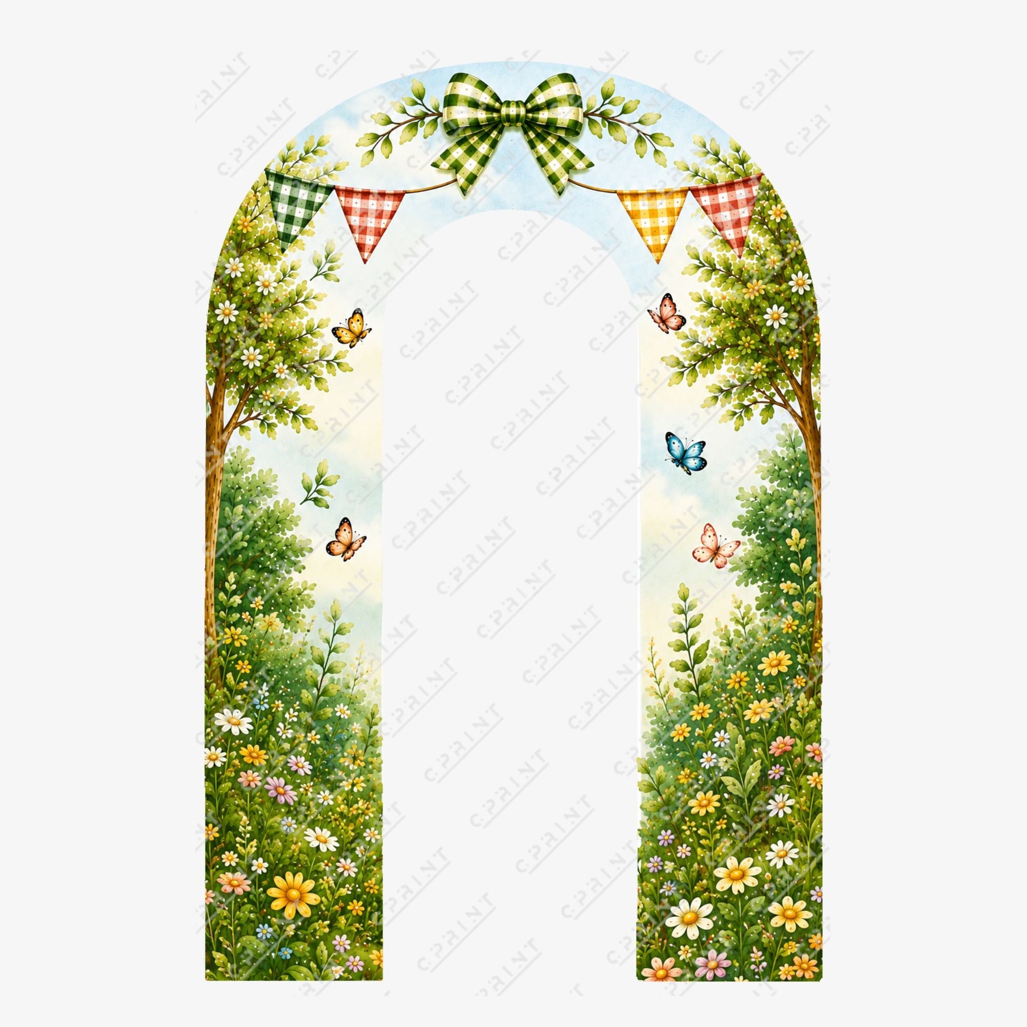 Teddy Bear Picnic Custom Backdrop Arch Cover