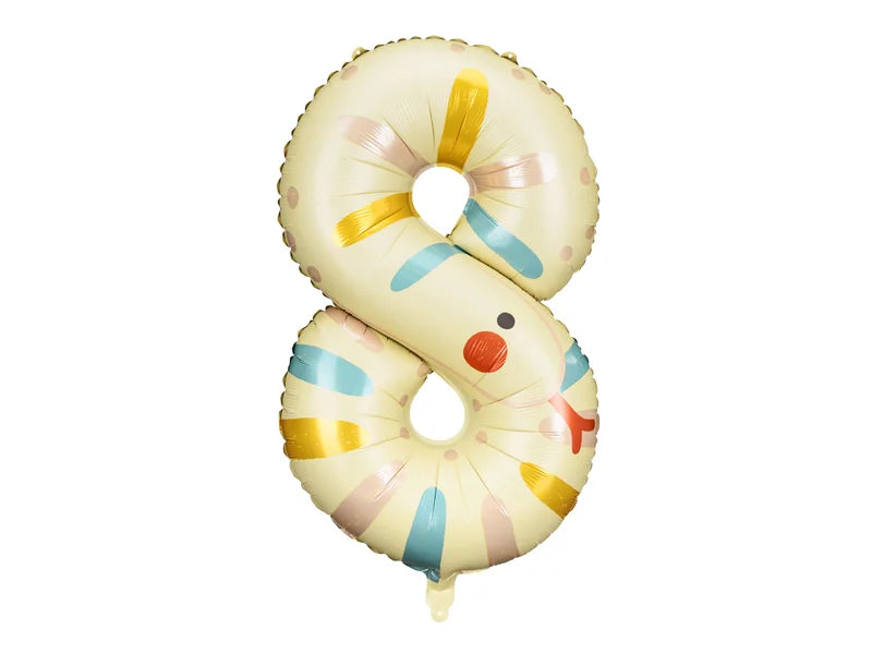Animal Number "8" Foil Balloons PARTY DECO 35" SNAKE