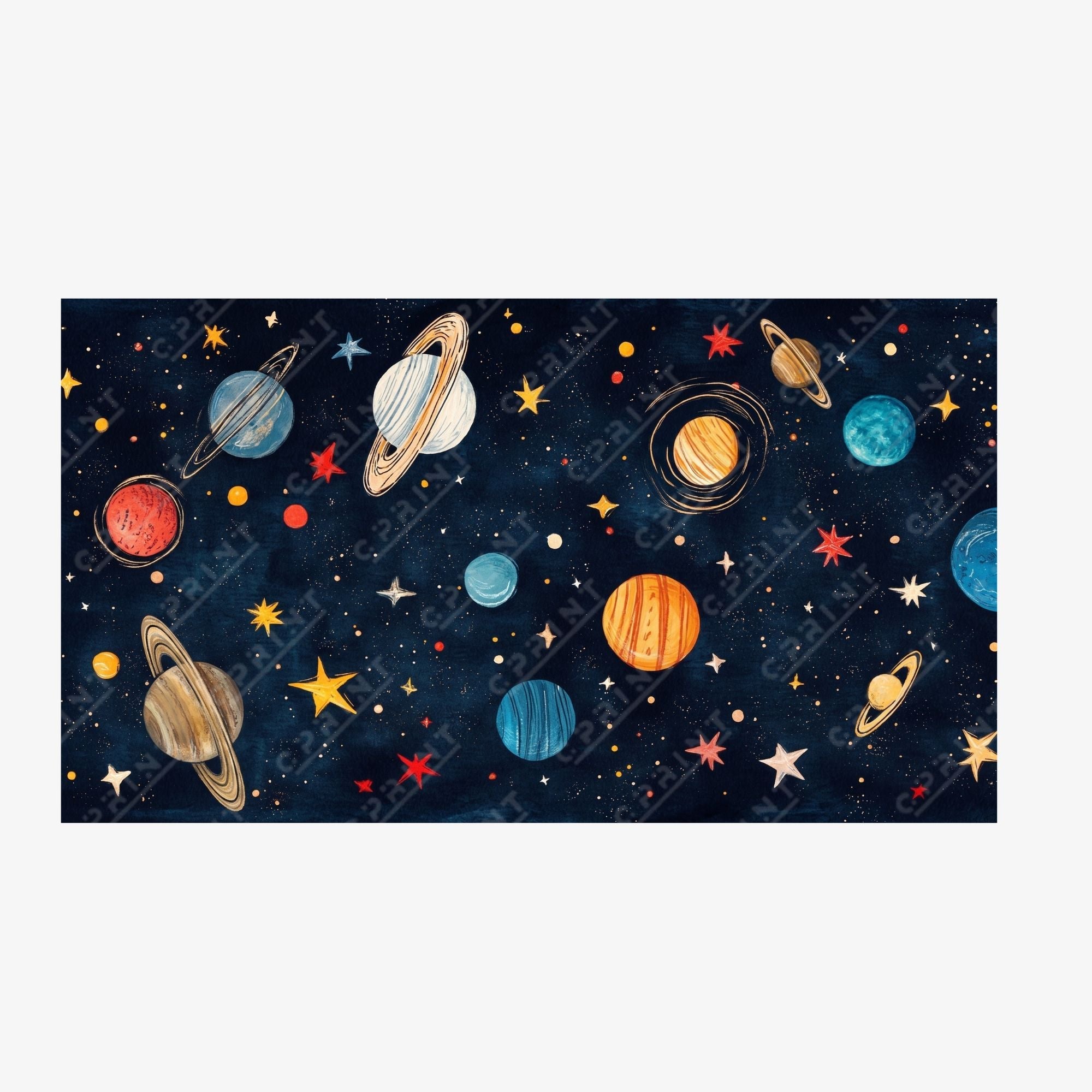 Space Adventure Event Table Runner