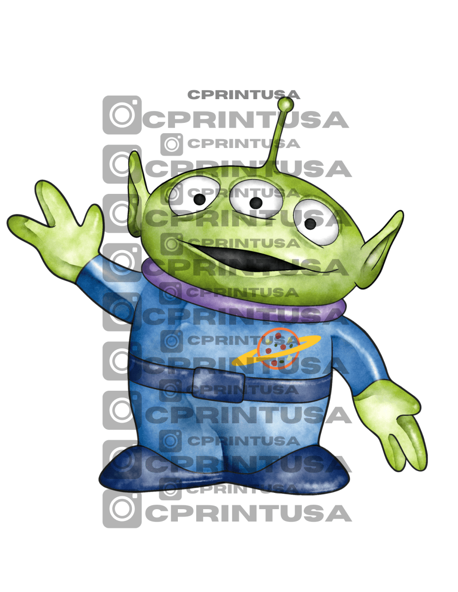 ALIEN WATERCOLOR TOY STORY CUT OUT (BULKY ITEM) - FestiUSA