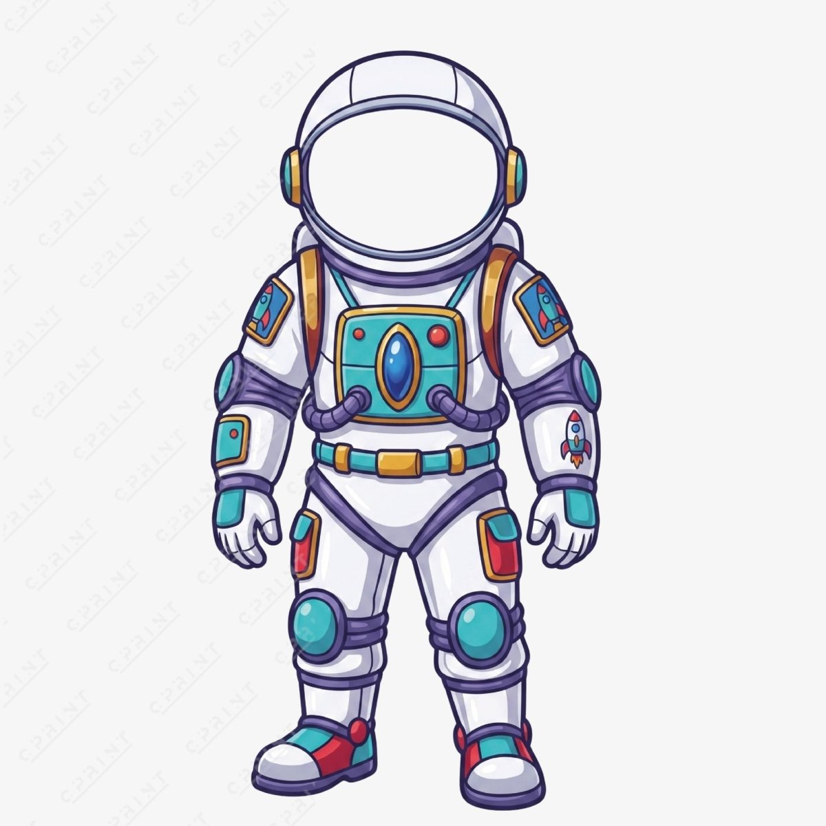 Astronaut Kids Photo Stand-in – Custom Space Adventure Face Cut-Out - FestiUSA