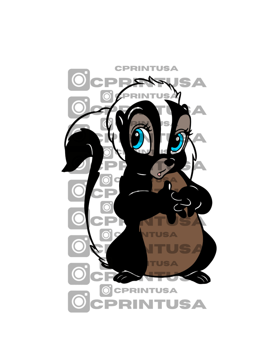 BAMBI SKUNK ZORRILLO CUT OUT - FestiUSA