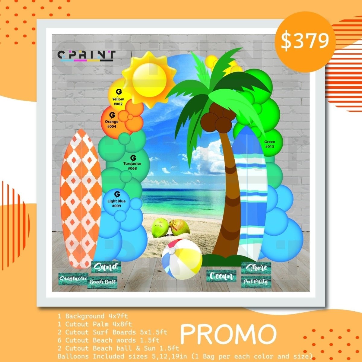 Beach Party Themed Bundle Design - FestiUSA