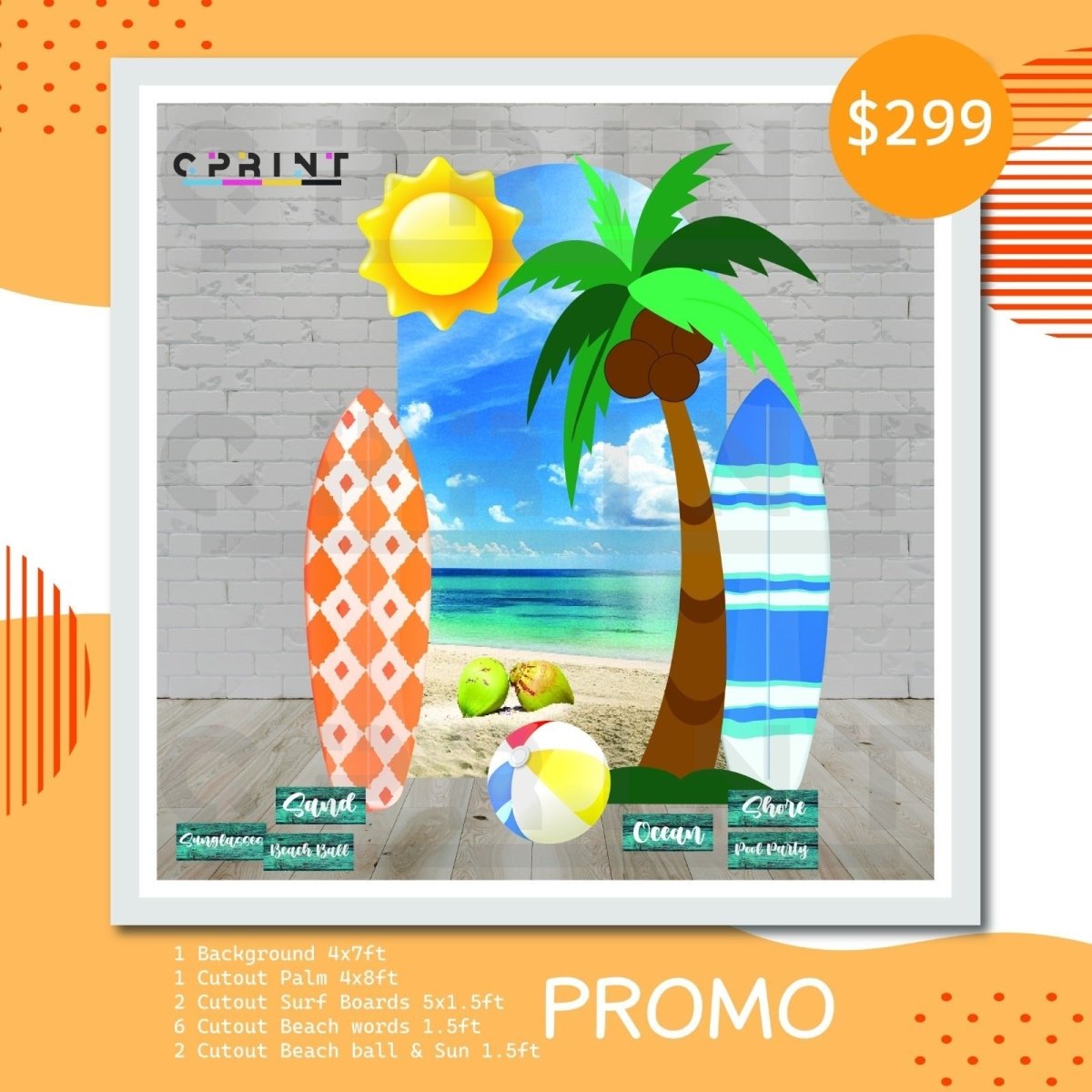 Beach Party Themed Bundle Design - FestiUSA