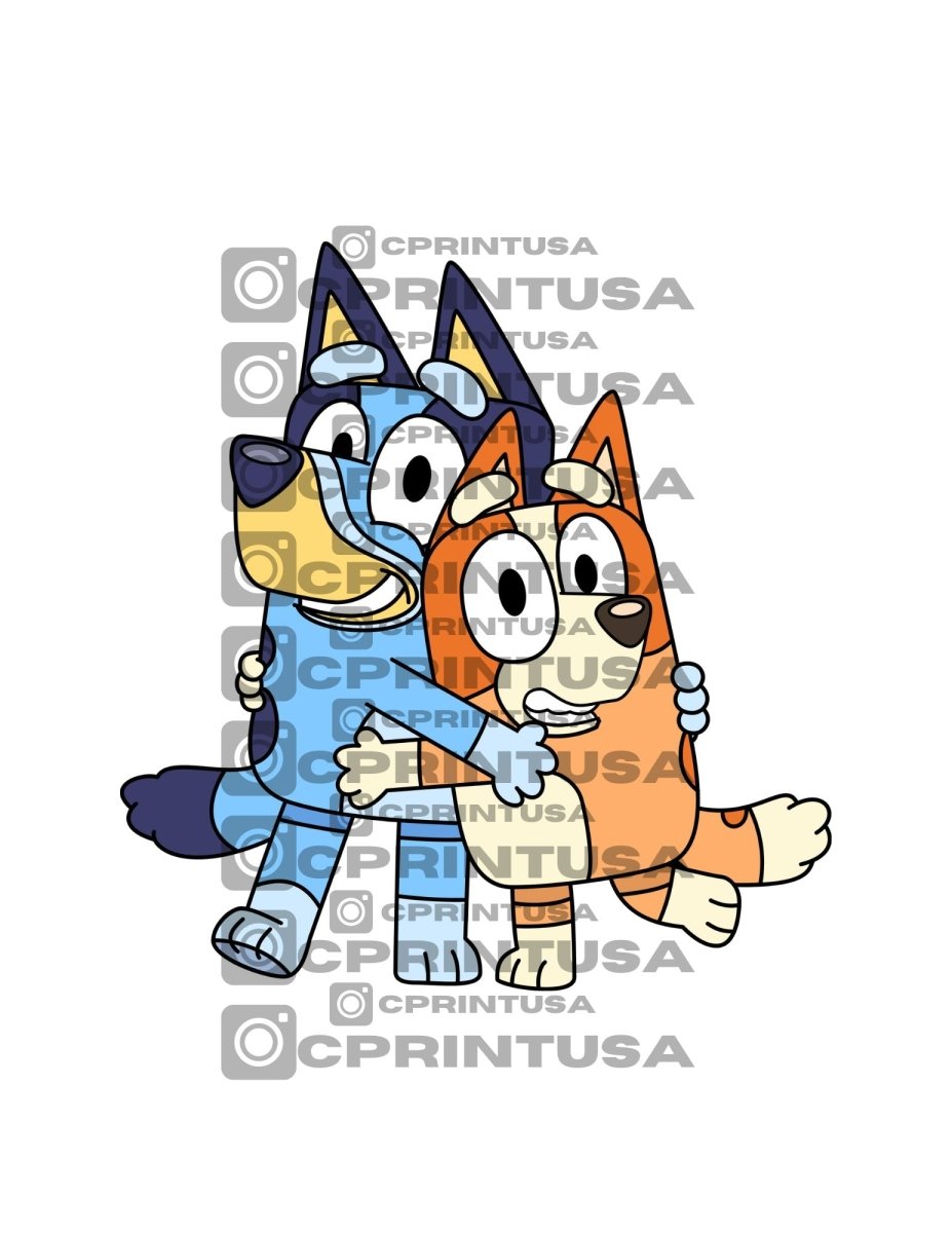 BLUEY AND BINGO CUT OUT - FestiUSA