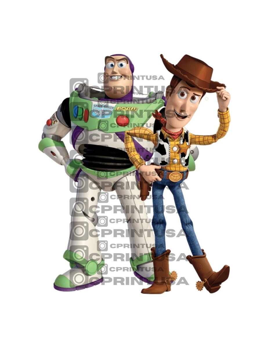 BUZZ AND WOODY TOY STORY CUT OUT - FestiUSA