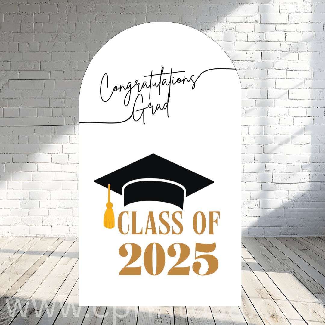 Congratulations Grad Prom 2025 Backdrop Theme - FestiUSA