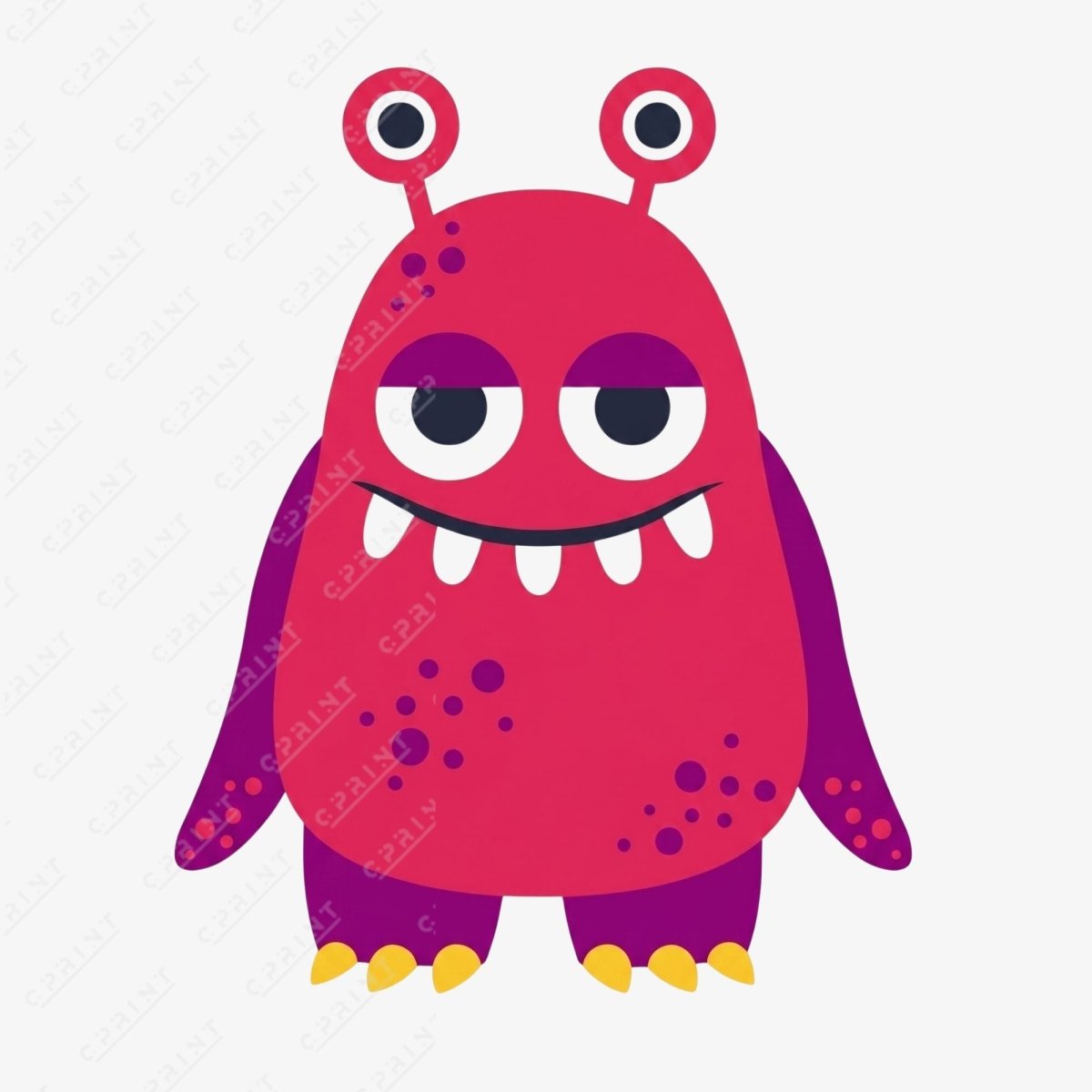 Custom Outer Space Alien Standee – Cute Monster Cardboard Cutout for Birthday Party - FestiUSA