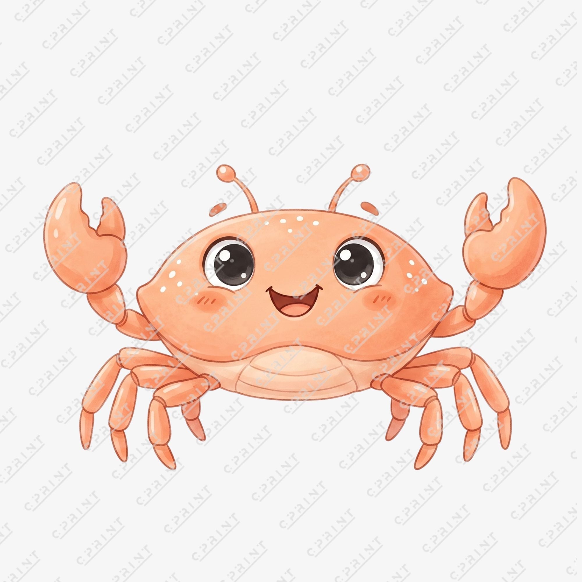 Cute Crab Cutout