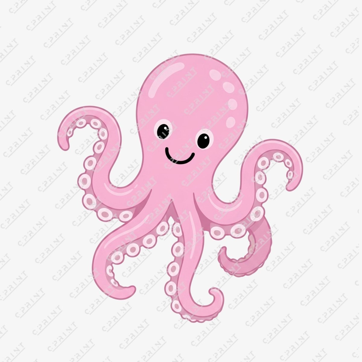 Cute Pink Octopus Cutout - FestiUSA
