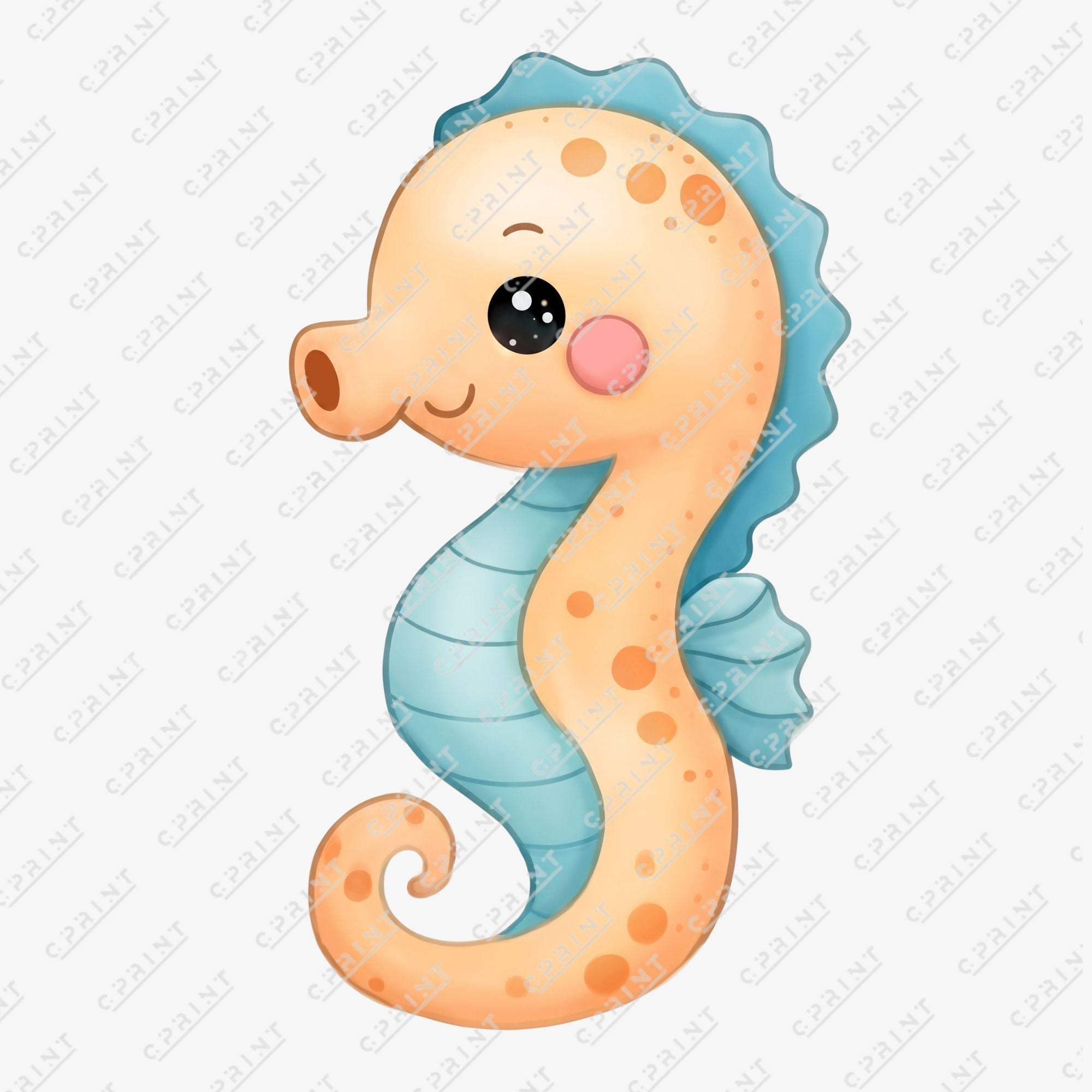 Cute Seahorse Cutout