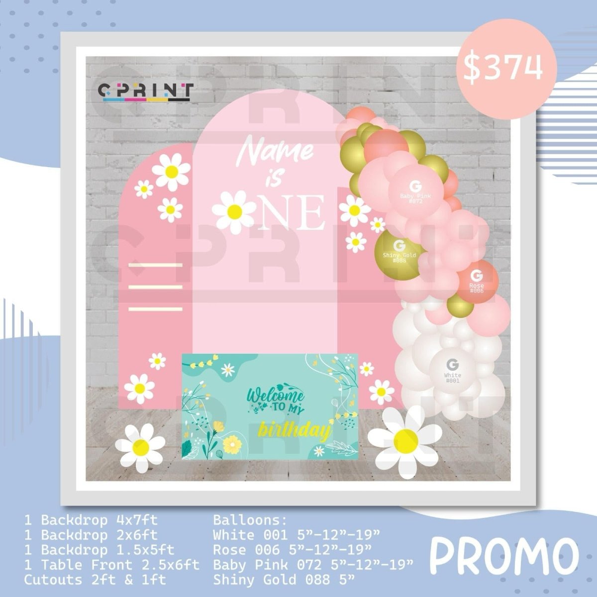 Daisy flower's theme Bundle Design - FestiUSA
