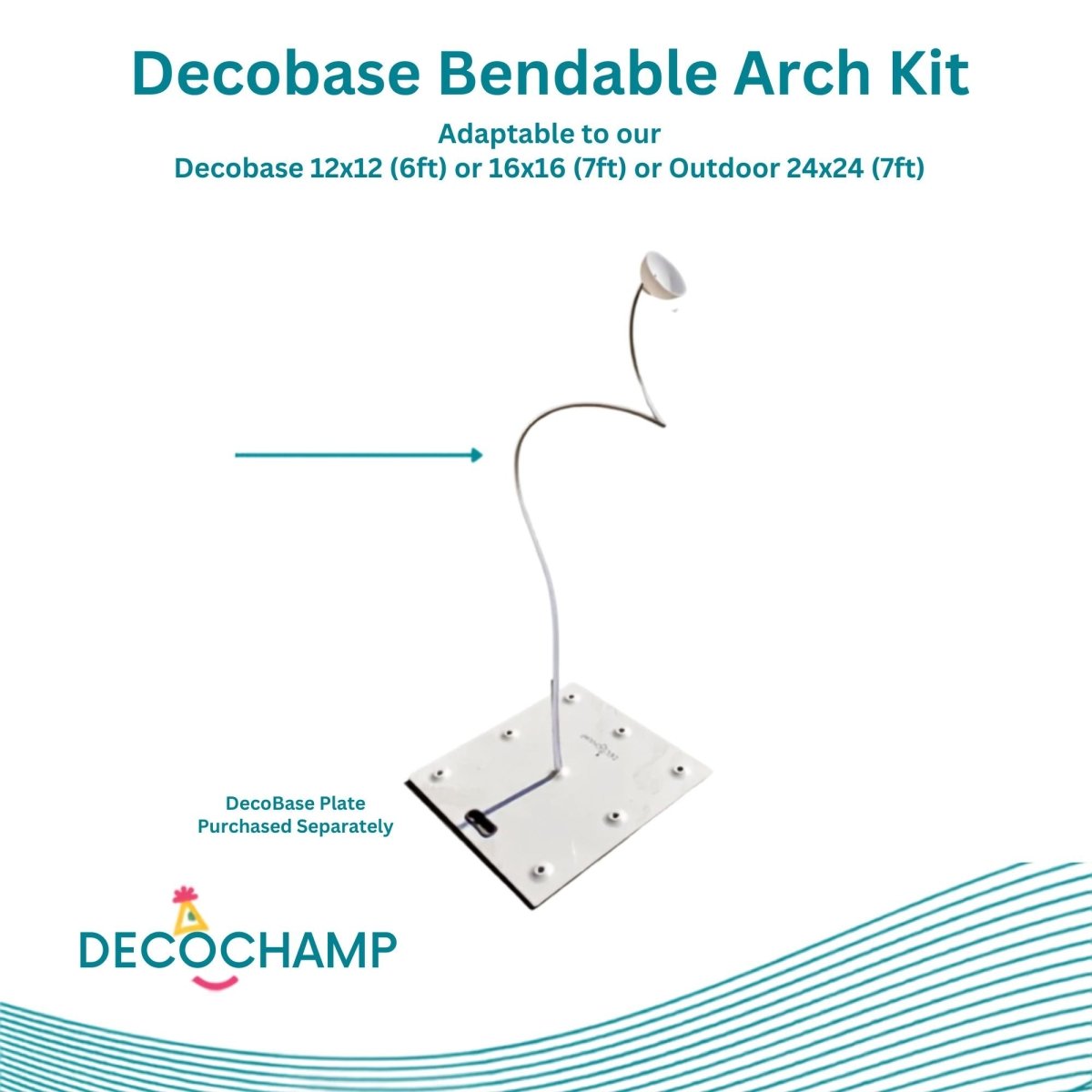 Deco Bendable Pole KIT (Flexible kit) - FestiUSA