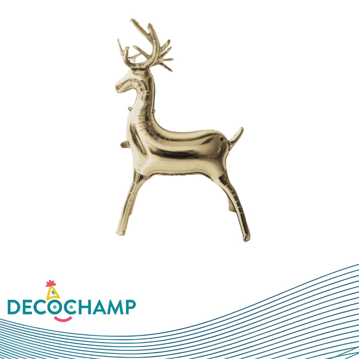 Deco Reindeer- Champagne 20" (Single Pack) - FestiUSA