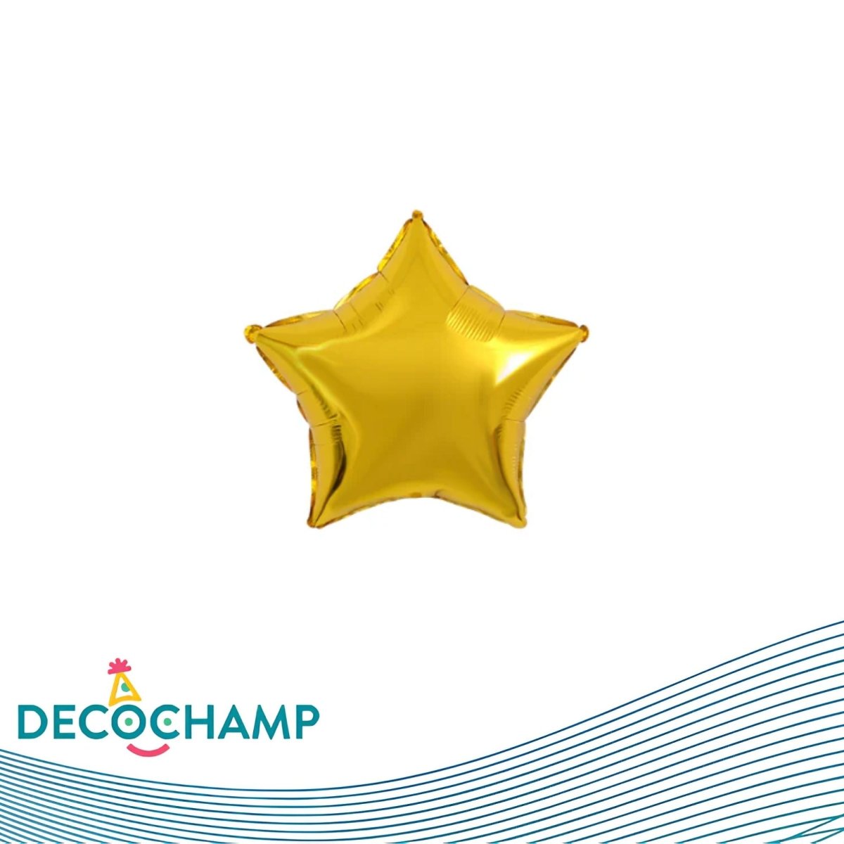Deco star solid 36" Gold (Single Pack) - FestiUSA