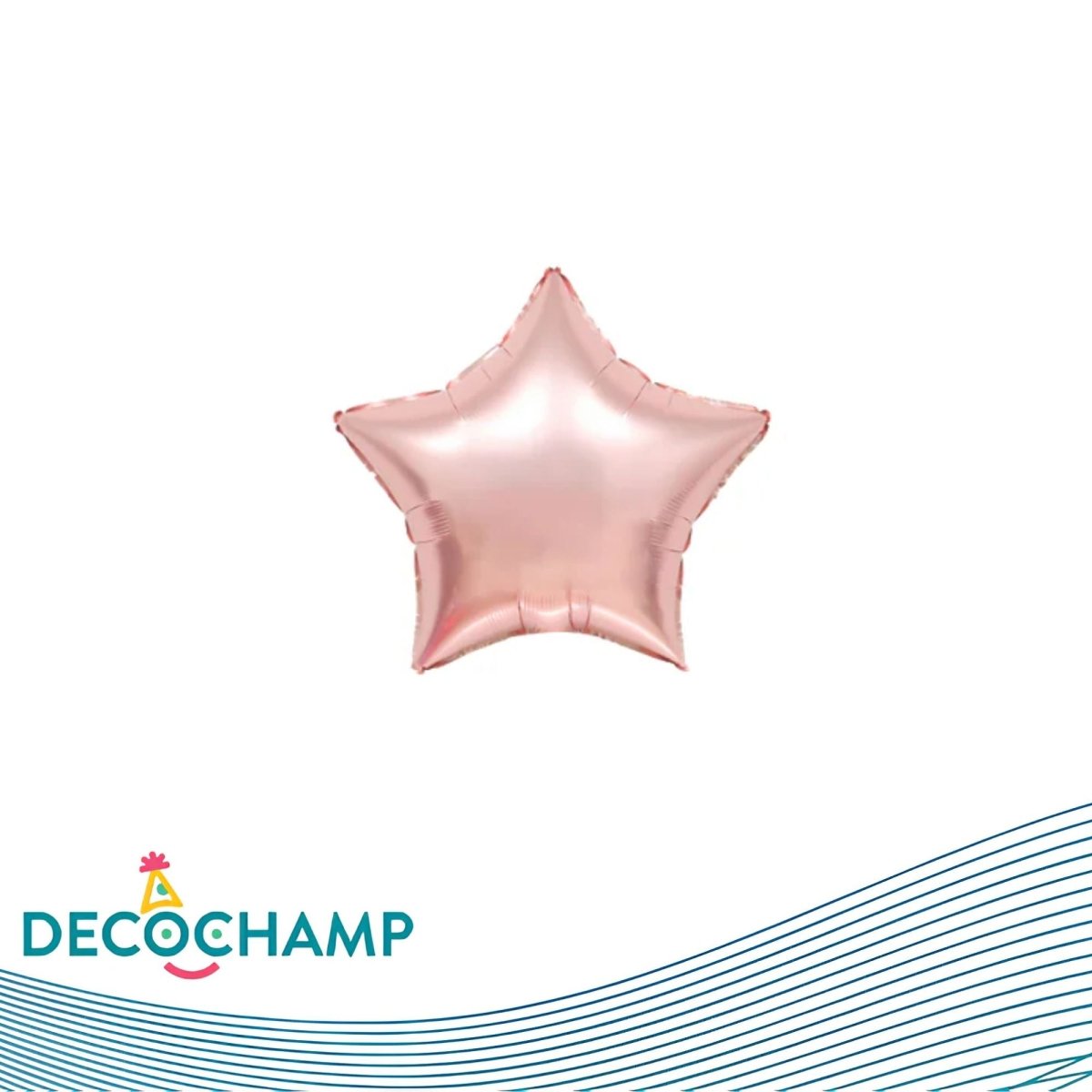 Deco star solid 36" Rose Gold (Single Pack) - FestiUSA