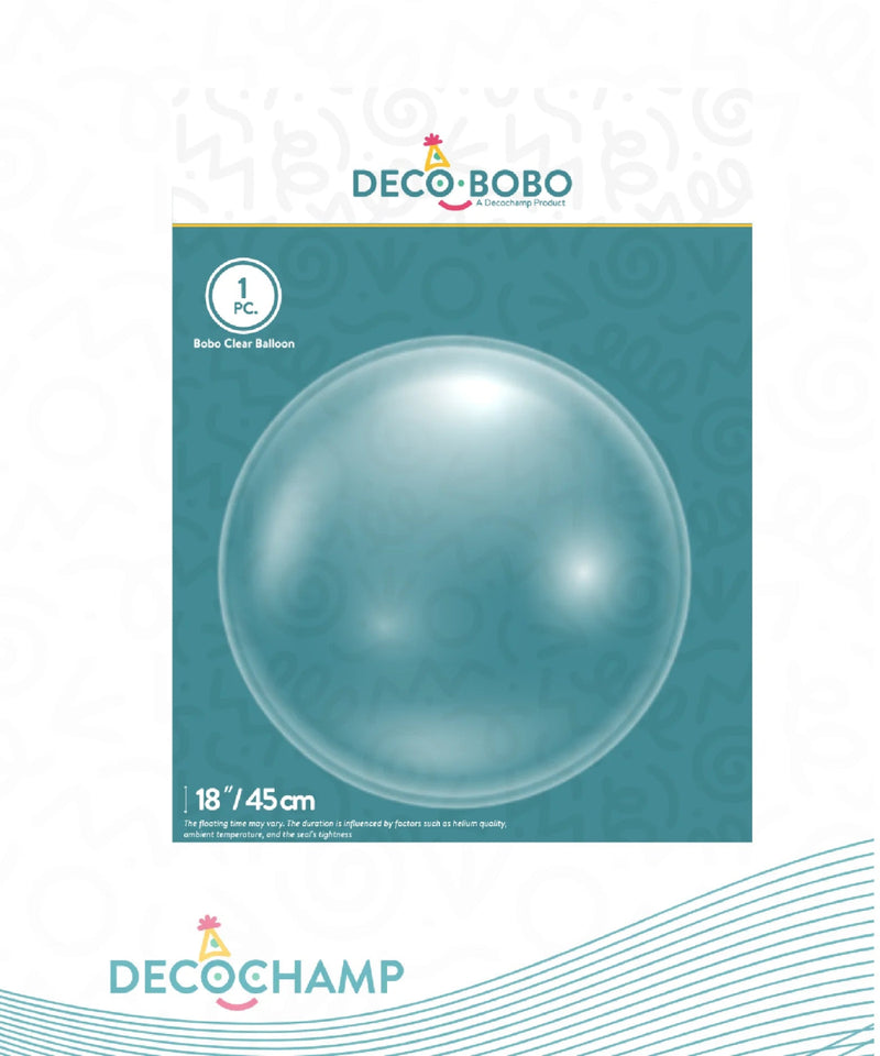 Decobobo DECOCHAMP 18" Clear Bubble (Single Pack) - FestiUSA