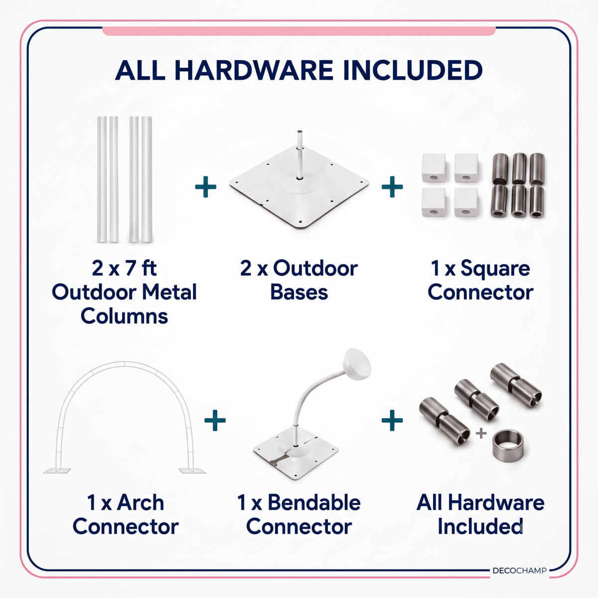 Decochamp Ultimate All-in-One Modular Outdoor Frame Kit - FestiUSA
