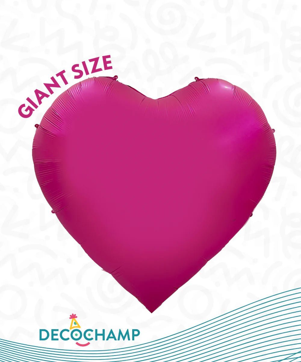 DECOHEART 68″ Hot Pink- Single Pack. - FestiUSA