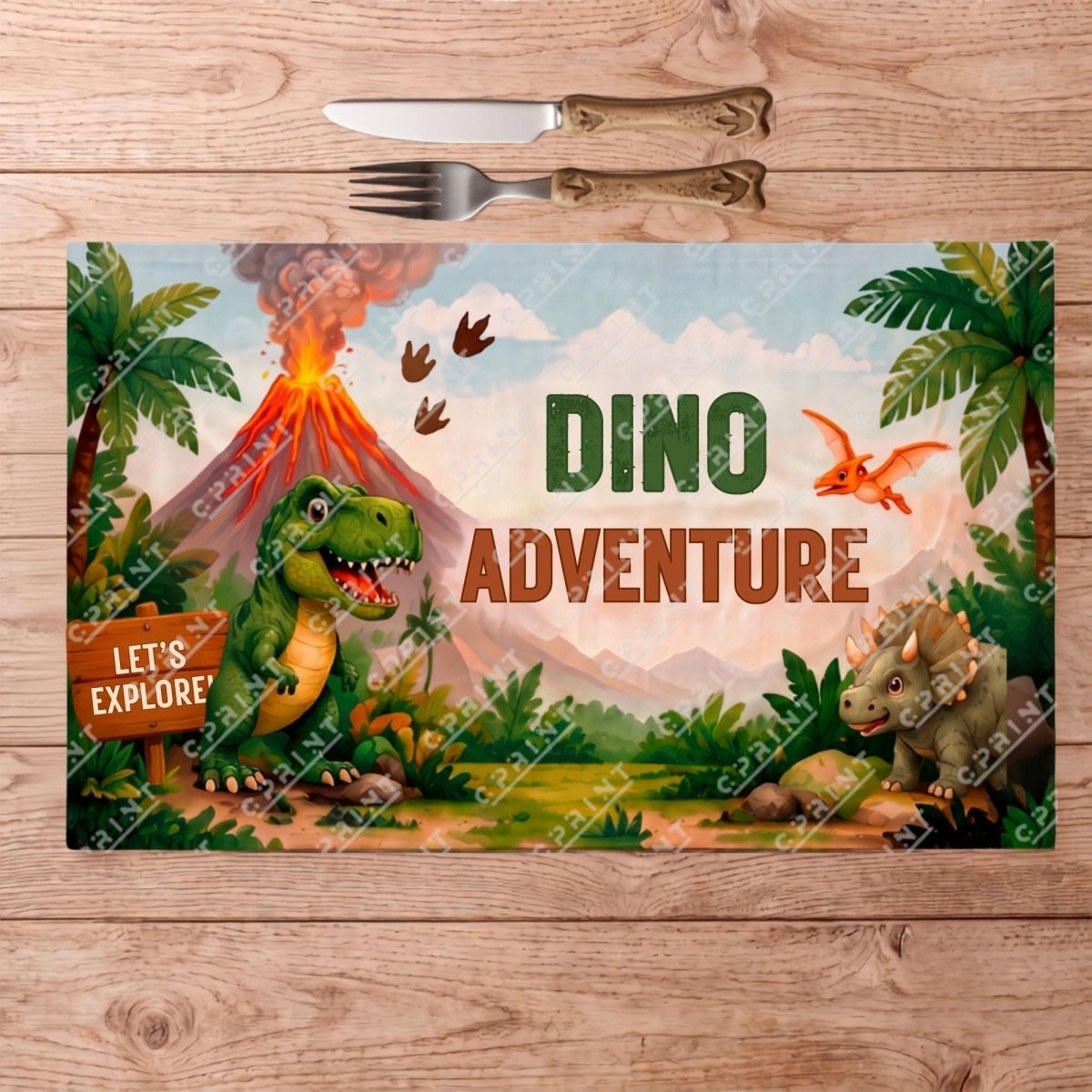 Dino Adventure Party Placemats - FestiUSA