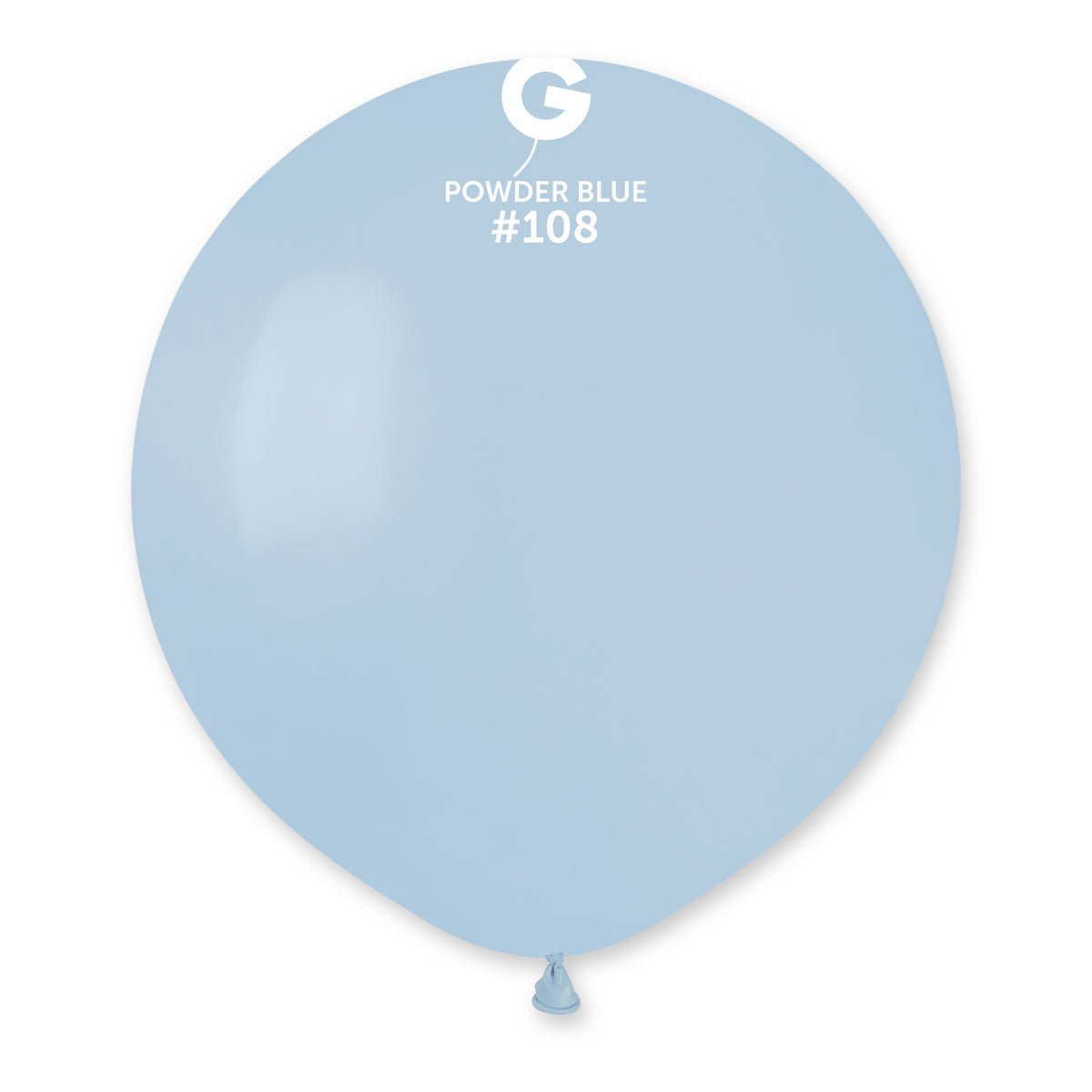 GEMAR | Solid Balloon Powder Blue 108 - 19 in. Marshmallow - FestiUSA