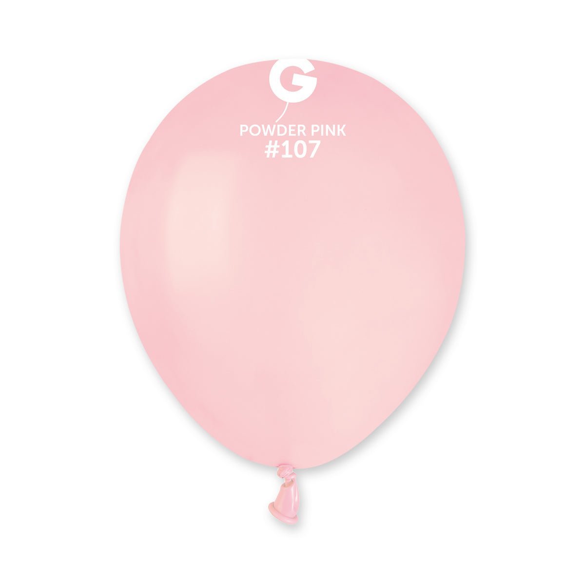 GEMAR | Solid Balloon Powder Pink 107 - 5 in. Marshmallow - FestiUSA
