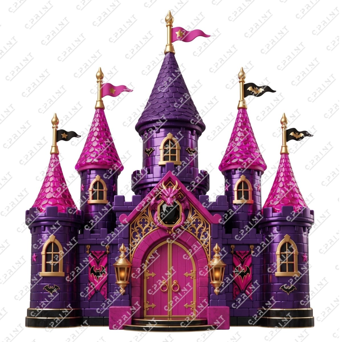 Halloween Castle Backdrops - FestiUSA