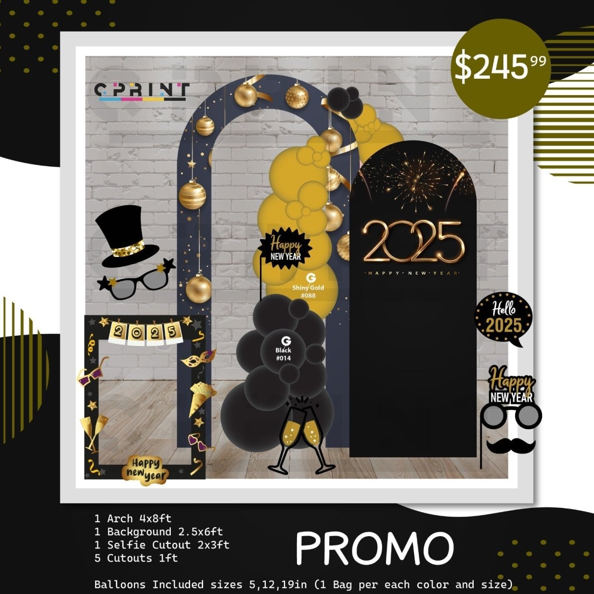 Happy New Year Party Bundle Design - FestiUSA