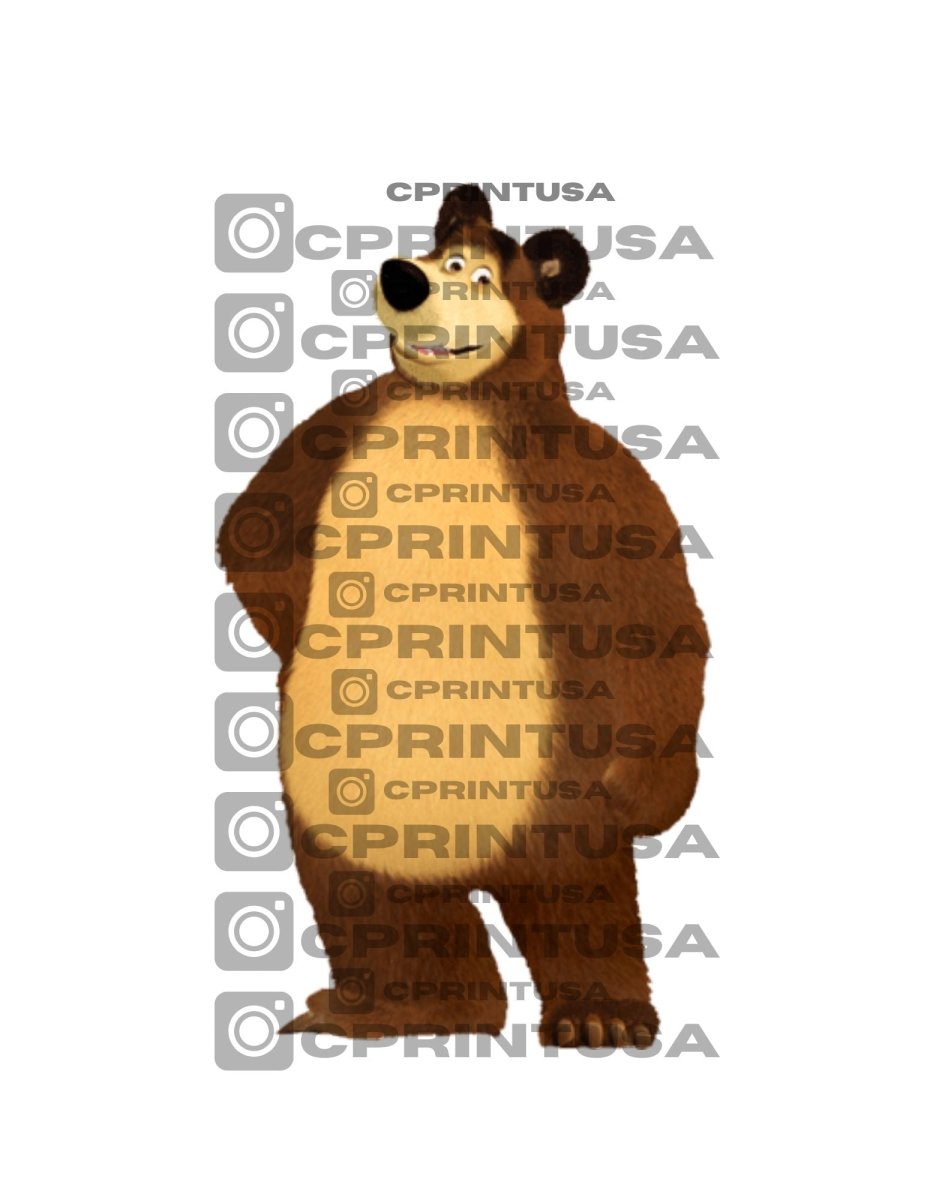 MASHA AND THE BEAR CUT OUT - FestiUSA