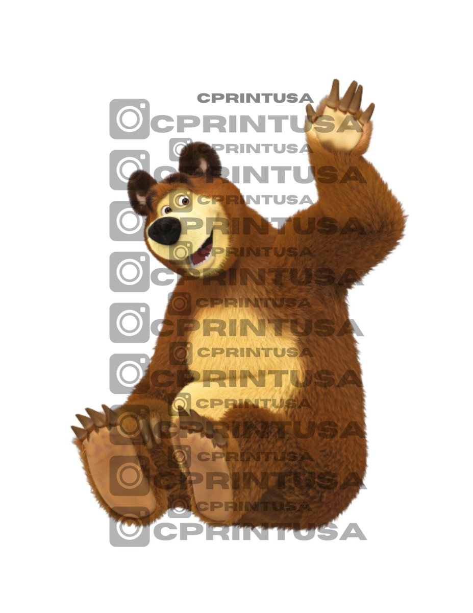 MASHA AND THE BEAR CUT OUT - FestiUSA