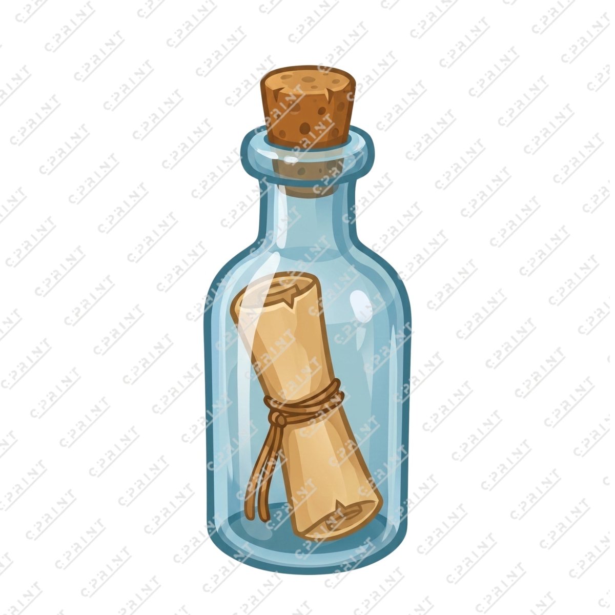 Message in a Bottle Die-Cutout - FestiUSA