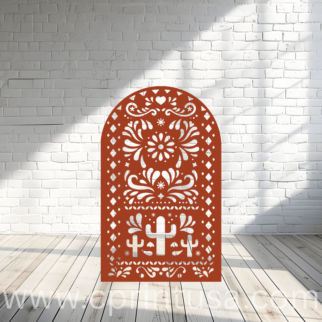 Mexican Folk Cactus Backdrops by theme - FestiUSA