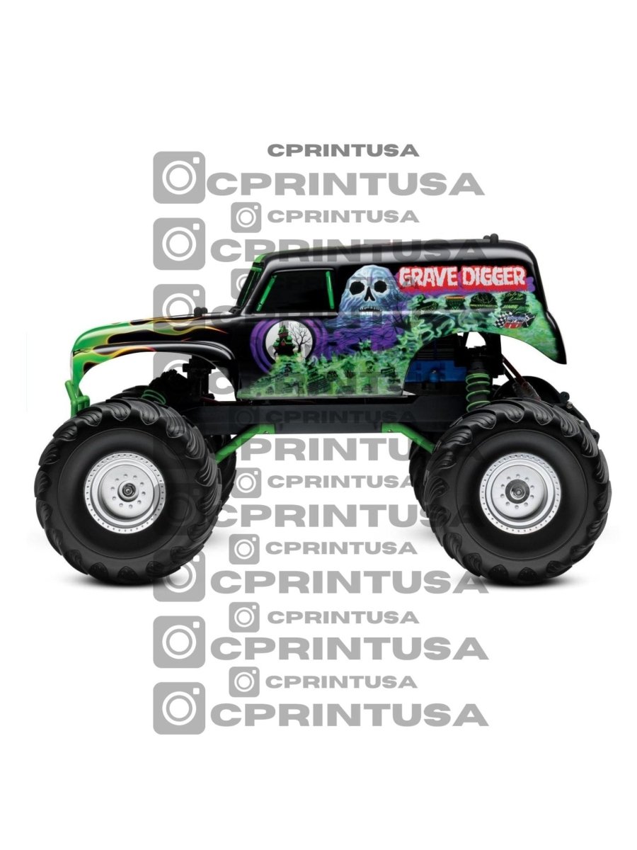 MONSTER JAM GRAVE DIGGER CUT OUT - FestiUSA
