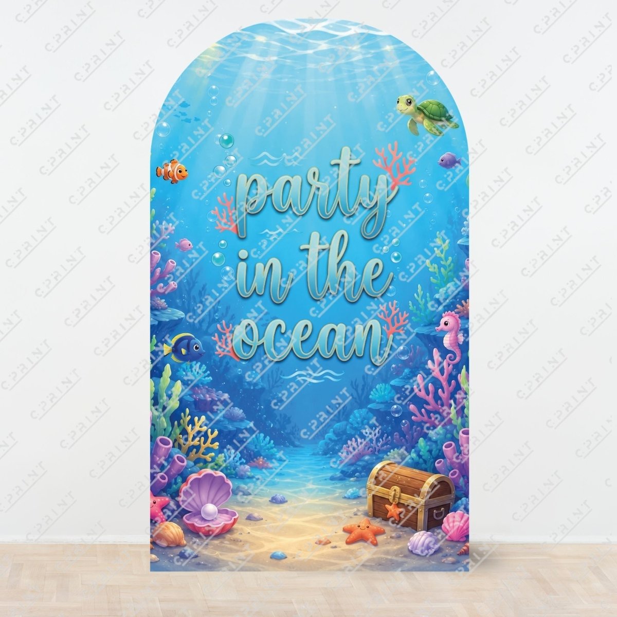 Ocean Adventure Arch Backdrop - FestiUSA