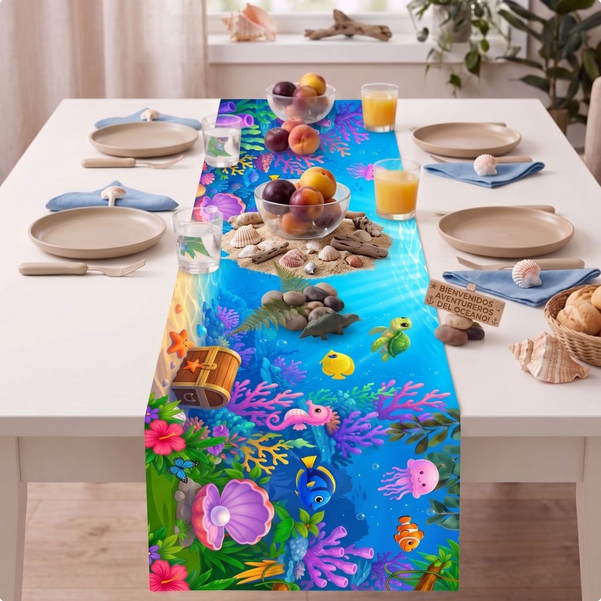 Ocean Adventure Event Table Runner - FestiUSA